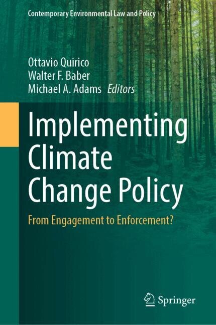 Front cover_Implementing Climate Change Policy