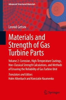 Couverture_Materials and Strength of Gas Turbine Parts