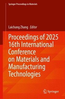 Couverture_Proceedings of 2025 16th International Conference on Materials and Manufacturing Technologies