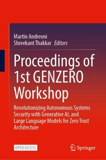 Couverture_Proceedings of 1st GENZERO Workshop