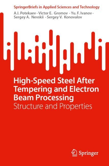 Couverture_High-Speed Steel After Tempering and Electron Beam Processing