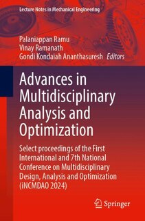 Couverture_Advances in Multidisciplinary Analysis and Optimization