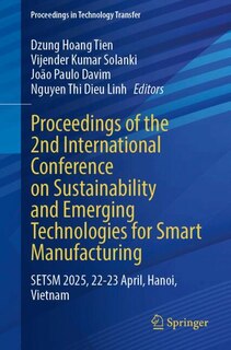 Front cover_Proceedings of the 2nd International Conference on Sustainability and Emerging Technologies for Smart Manufacturing