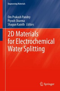 Couverture_2D Materials for Electrochemical Water Splitting