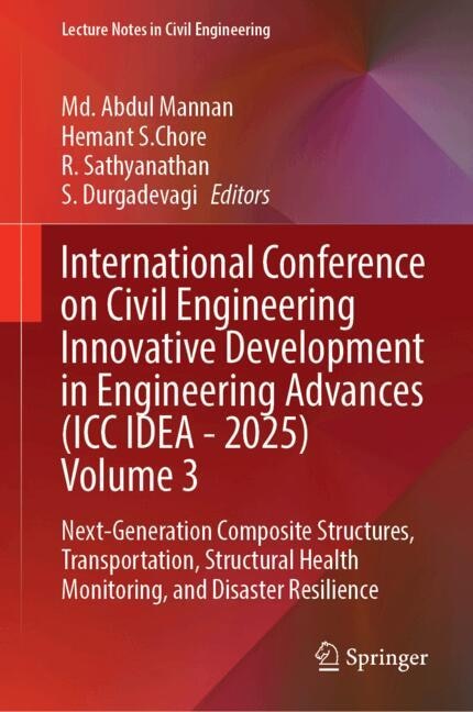 Couverture_International Conference on Civil Engineering Innovative Development in Engineering Advances (ICC IDEA - 2025) Volume 3