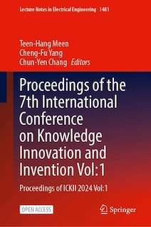Couverture_Proceedings of the 7th International Conference on Knowledge Innovation and Invention, Volume 1