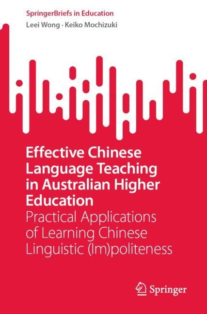 Couverture_Effective Chinese Language Teaching in Australian Higher Education