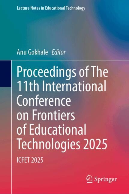 Couverture_Proceedings of The 11th International Conference on Frontiers of Educational Technologies 2025