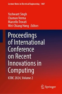 Front cover_Proceedings of International Conference on Recent Innovations in Computing