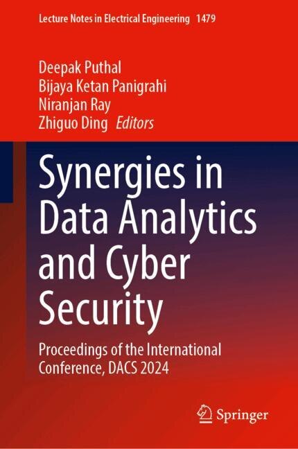 Front cover_Synergies in Data Analytics and Cyber Security