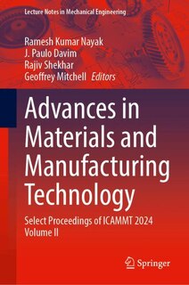 Couverture_Advances in Materials and Manufacturing Technology