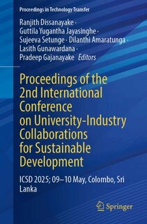 Couverture_Proceedings of the 2nd International Conference on University-Industry Collaborations for Sustainable Development