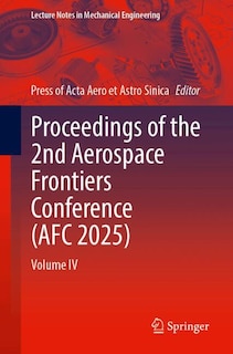 Couverture_Proceedings of the 2nd Aerospace Frontiers Conference (AFC 2025)