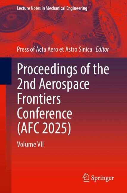 Front cover_Proceedings of the 2nd Aerospace Frontiers Conference (AFC 2025)