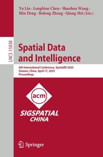 Couverture_Spatial Data and Intelligence