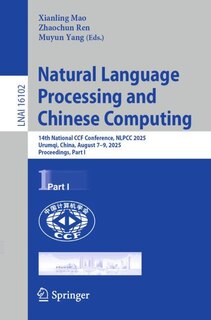 Couverture_Natural Language Processing and Chinese Computing