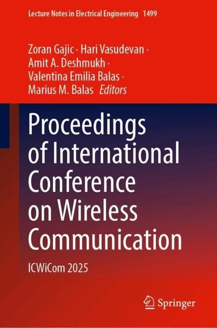 Couverture_Proceedings of International Conference on Wireless Communication