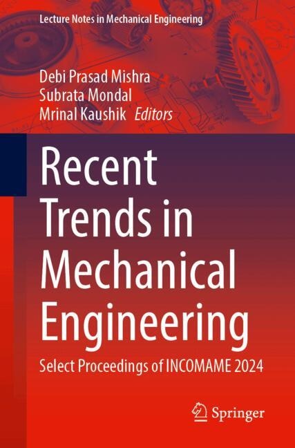 Couverture_Recent Trends in Mechanical Engineering