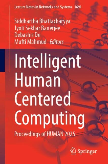 Front cover_Intelligent Human Centered Computing