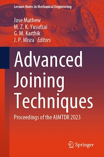 Couverture_Advanced Joining Techniques