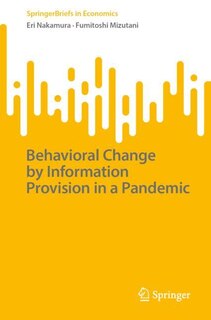 Couverture_Behavioral Change by Information Provision in a Pandemic