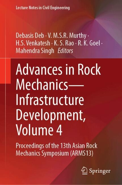 Front cover_Advances in Rock Mechanics-Infrastructure Development, Volume 4