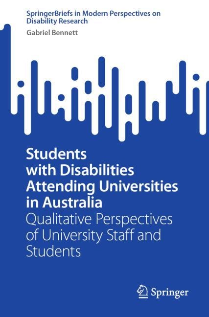 Couverture_Students with Disabilities Attending Universities in Australia