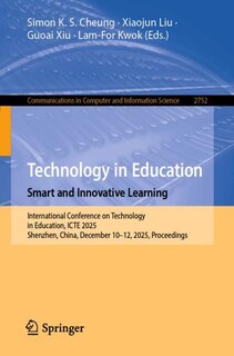 Front cover_Technology in Education. Smart and Innovative Learning