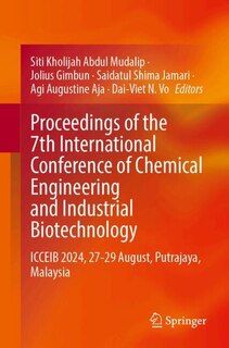 Front cover_Proceedings of the 7th International Conference of Chemical Engineering and Industrial Biotechnology