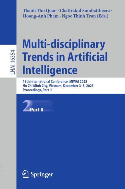 Front cover_Multi-disciplinary Trends in Artificial Intelligence