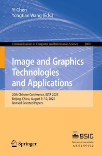Couverture_Image and Graphics Technologies and Applications