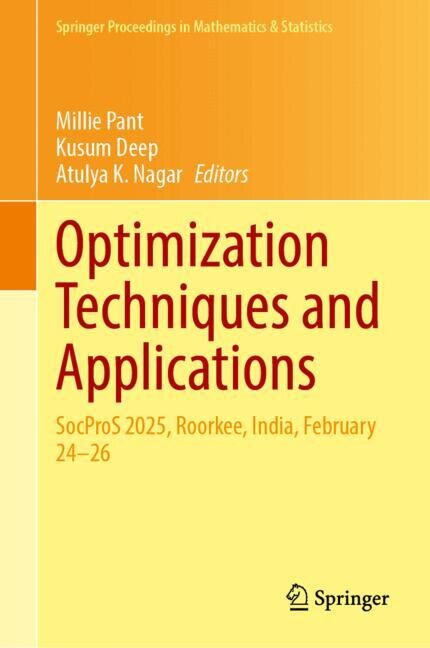 Couverture_Optimization Techniques and Applications