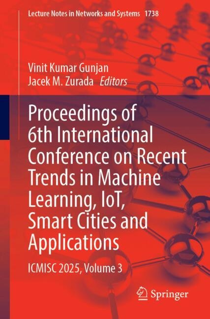 Couverture_Proceedings of 6th International Conference on Recent Trends in Machine Learning, IoT, Smart Cities and Applications