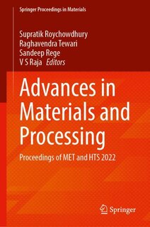 Couverture_Advances in Materials and Processing
