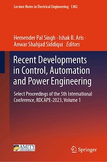 Front cover_Recent Developments in Control, Automation and Power Engineering