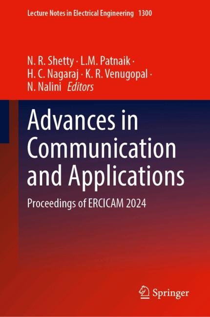 Front cover_Advances in Communication and Applications