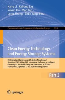 Front cover_Clean Energy Technology and Energy Storage Systems