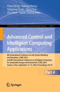 Front cover_Advanced Control and Intelligent Computing Applications