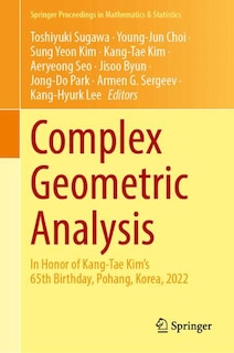 Front cover_Complex Geometric Analysis