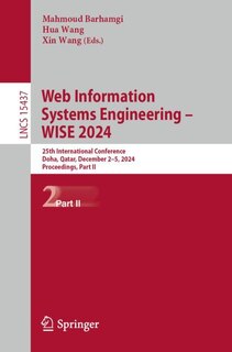 Front cover_Web Information Systems Engineering - WISE 2024