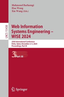 Couverture_Web Information Systems Engineering - WISE 2024