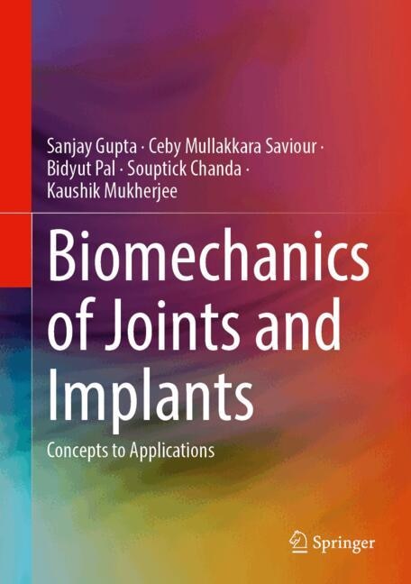 Front cover_Biomechanics of Joints and Implants
