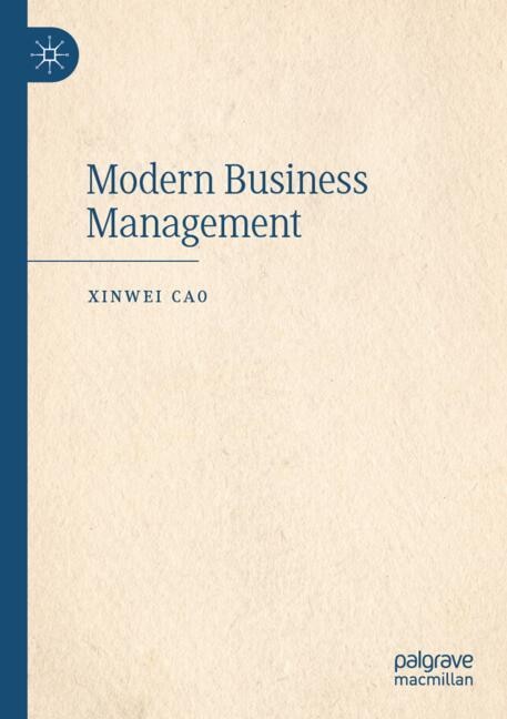 Couverture_Modern Business Management