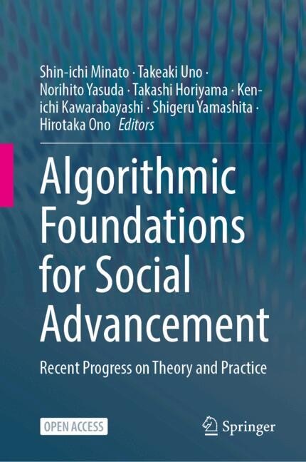Couverture_Algorithmic Foundations for Social Advancement