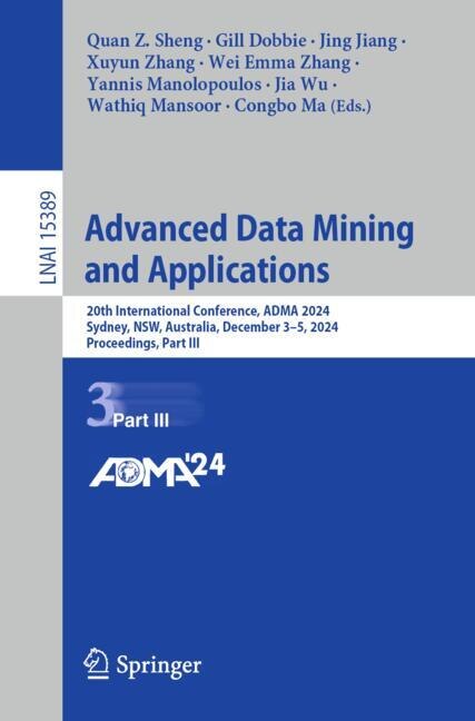 Couverture_Advanced Data Mining and Applications