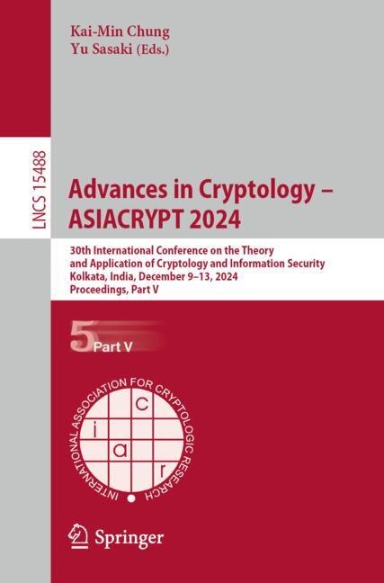 Front cover_Advances in Cryptology - ASIACRYPT 2024