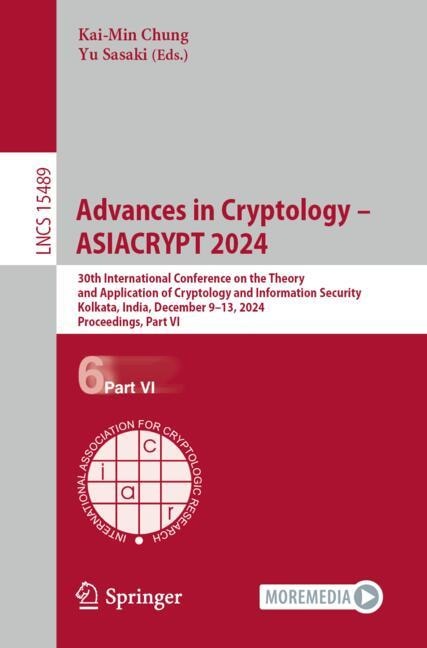 Front cover_Advances in Cryptology - ASIACRYPT 2024