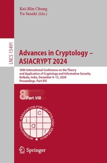 Couverture_Advances in Cryptology - ASIACRYPT 2024