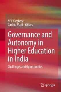 Front cover_Governance and Autonomy in Higher Education in India