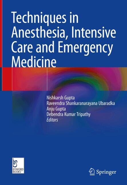 Couverture_Techniques in Anesthesia, Intensive Care and Emergency Medicine